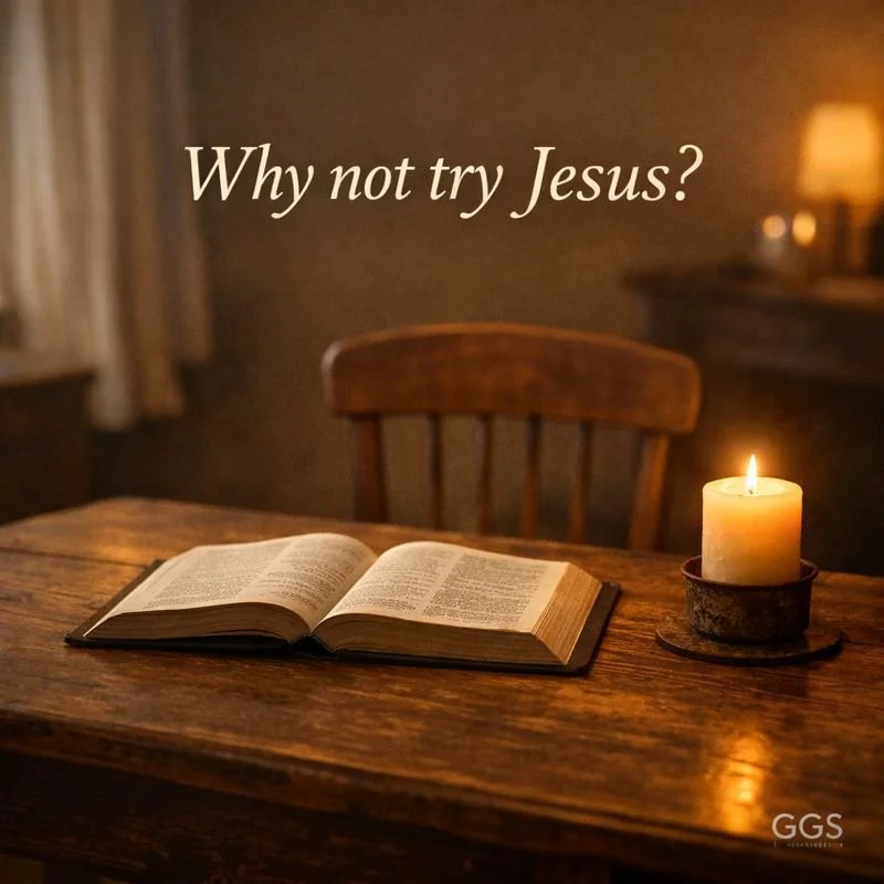 Daily Devotional — Why Not Try Jesus?