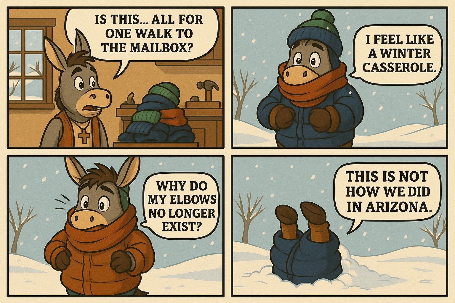 Winter Report from Brother Deacon: