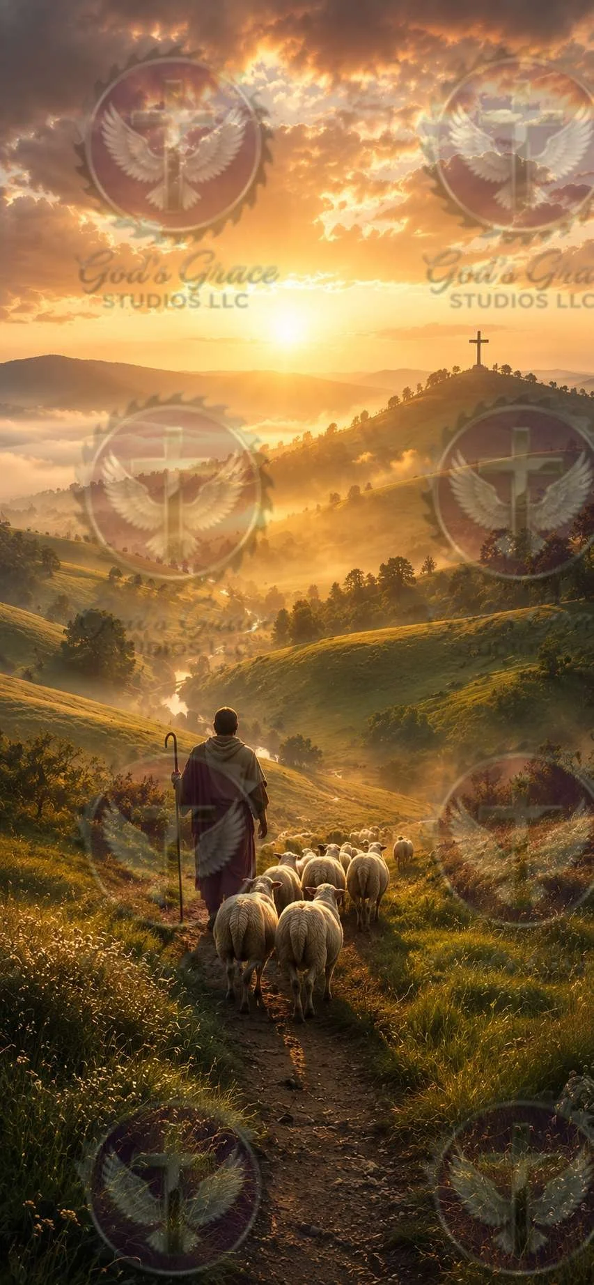 Shepherd's Valley -  Free Phone Wallpaper