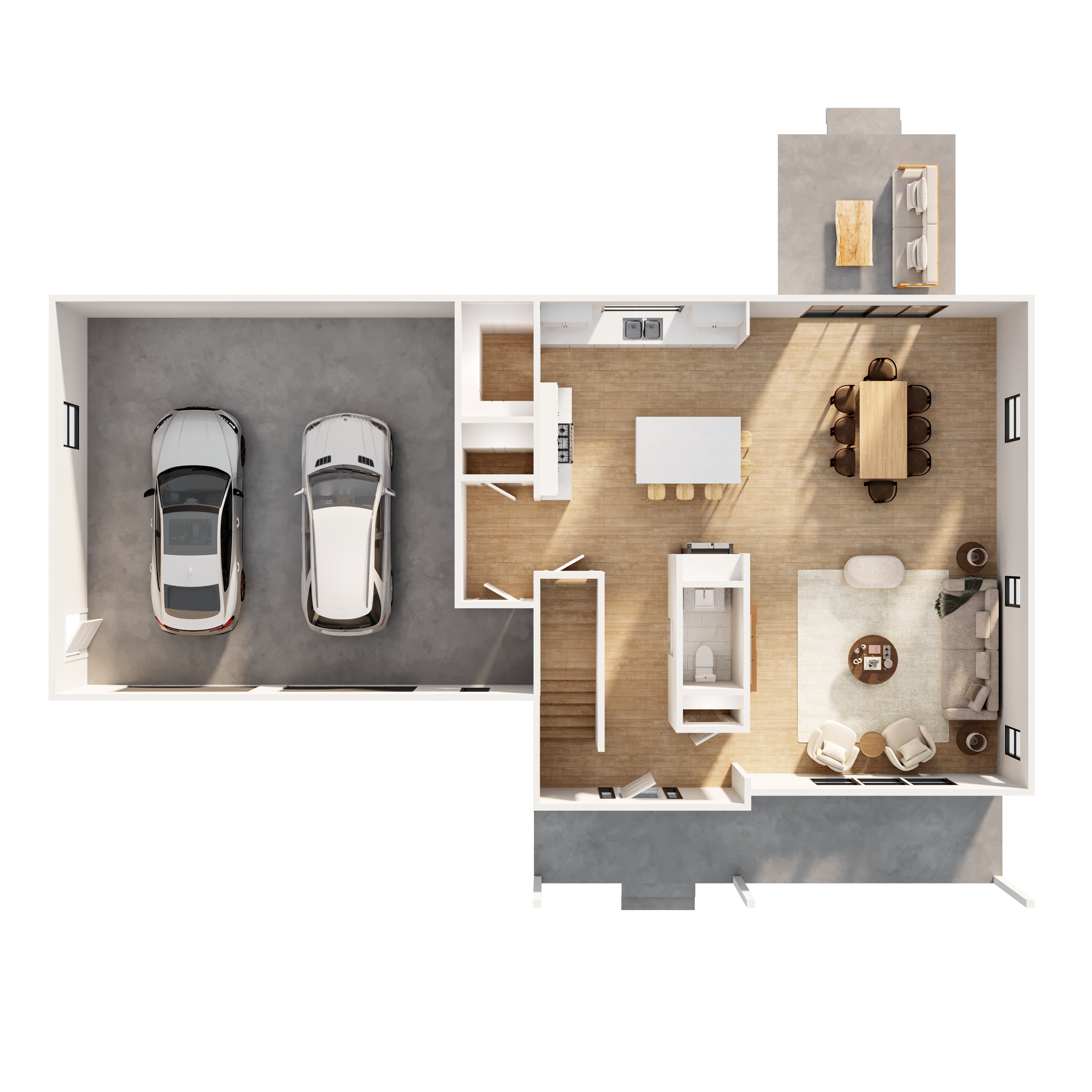 The Hemlock First Level Floorplan