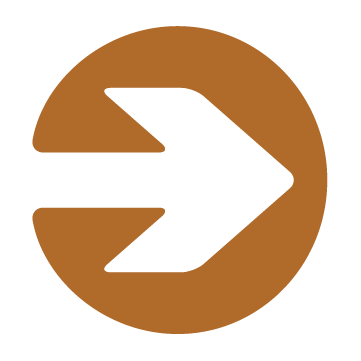 Purpose Technology Group Logo icon - an arrow pointing to the right inside a rust circle with a white background.