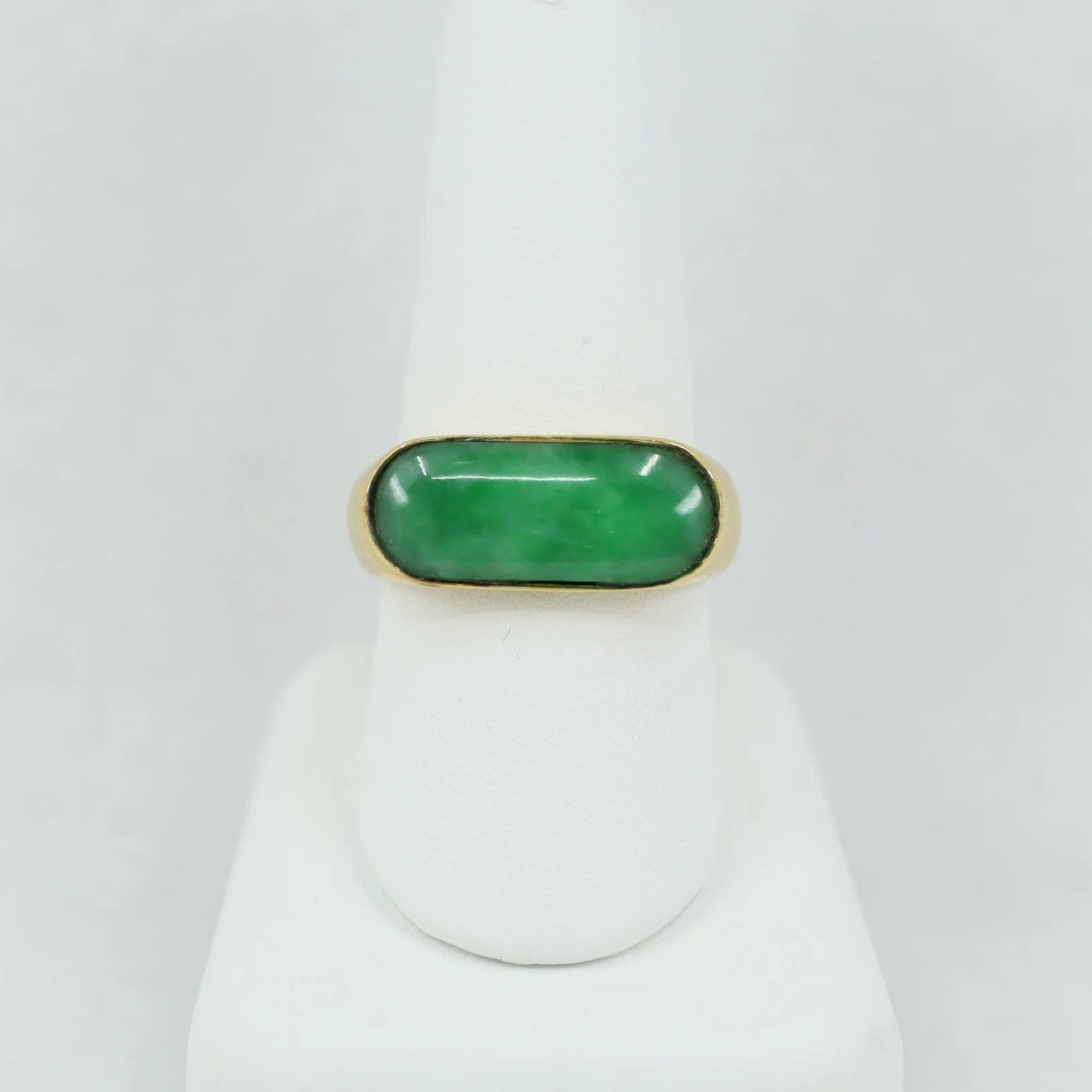 Jade Bar Signet Ring