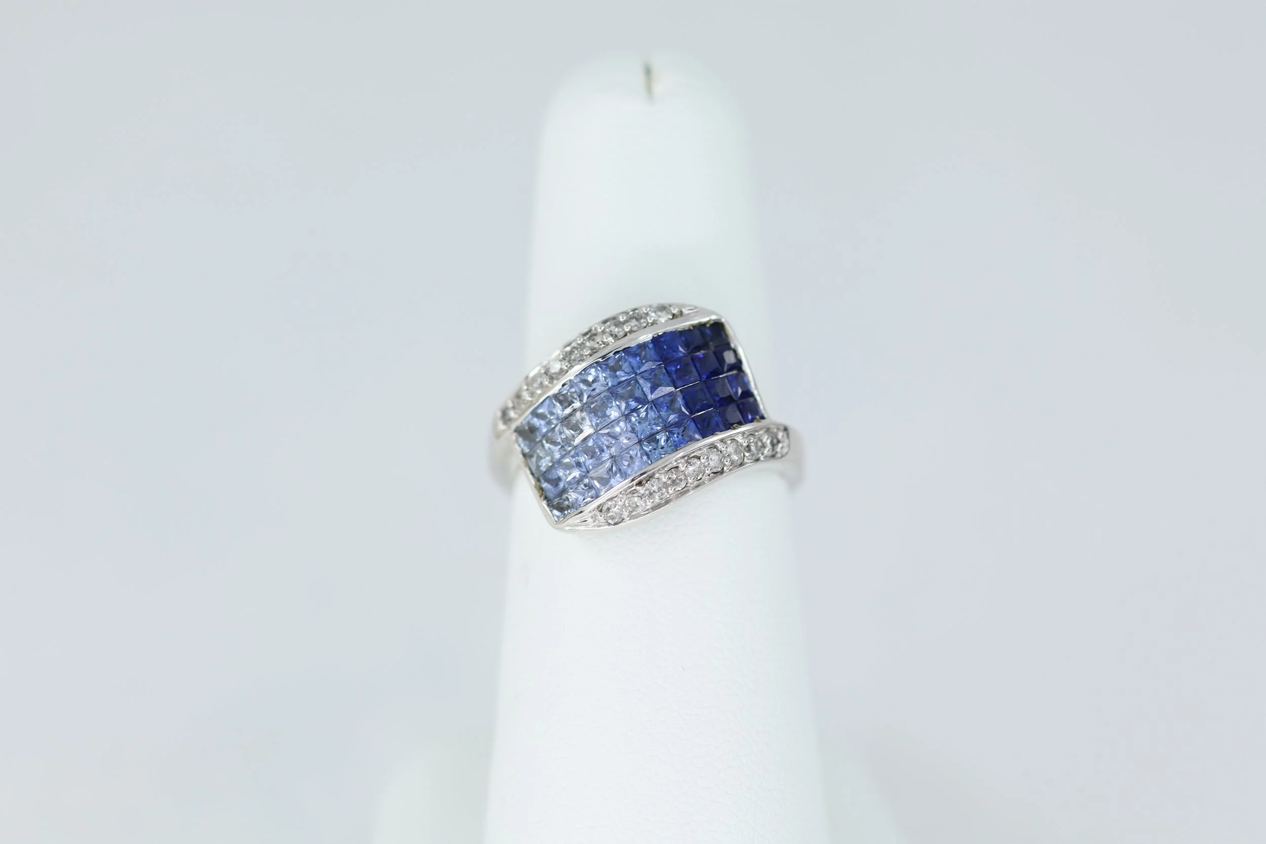 Sapphire Ombré Ring
