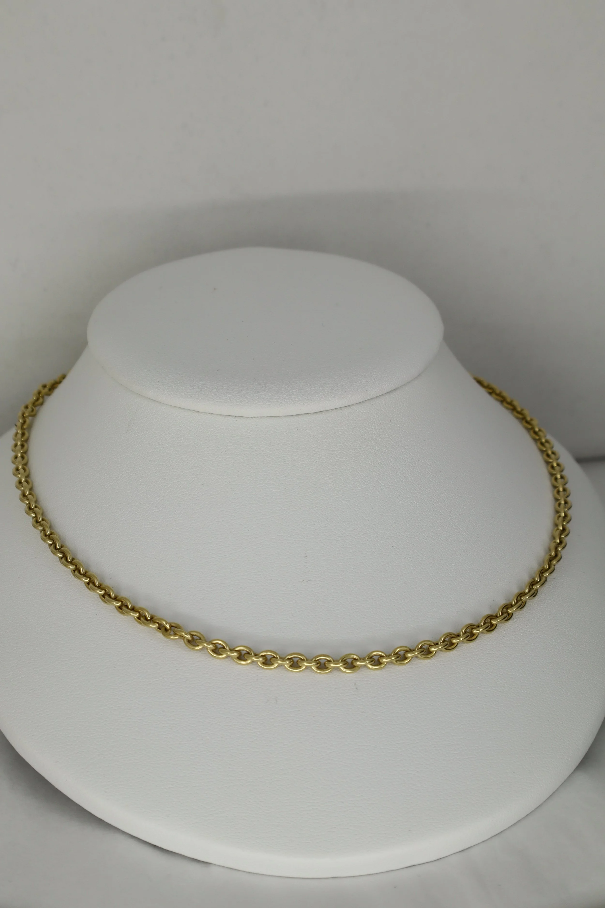 18K Yellow Gold Cable Chain