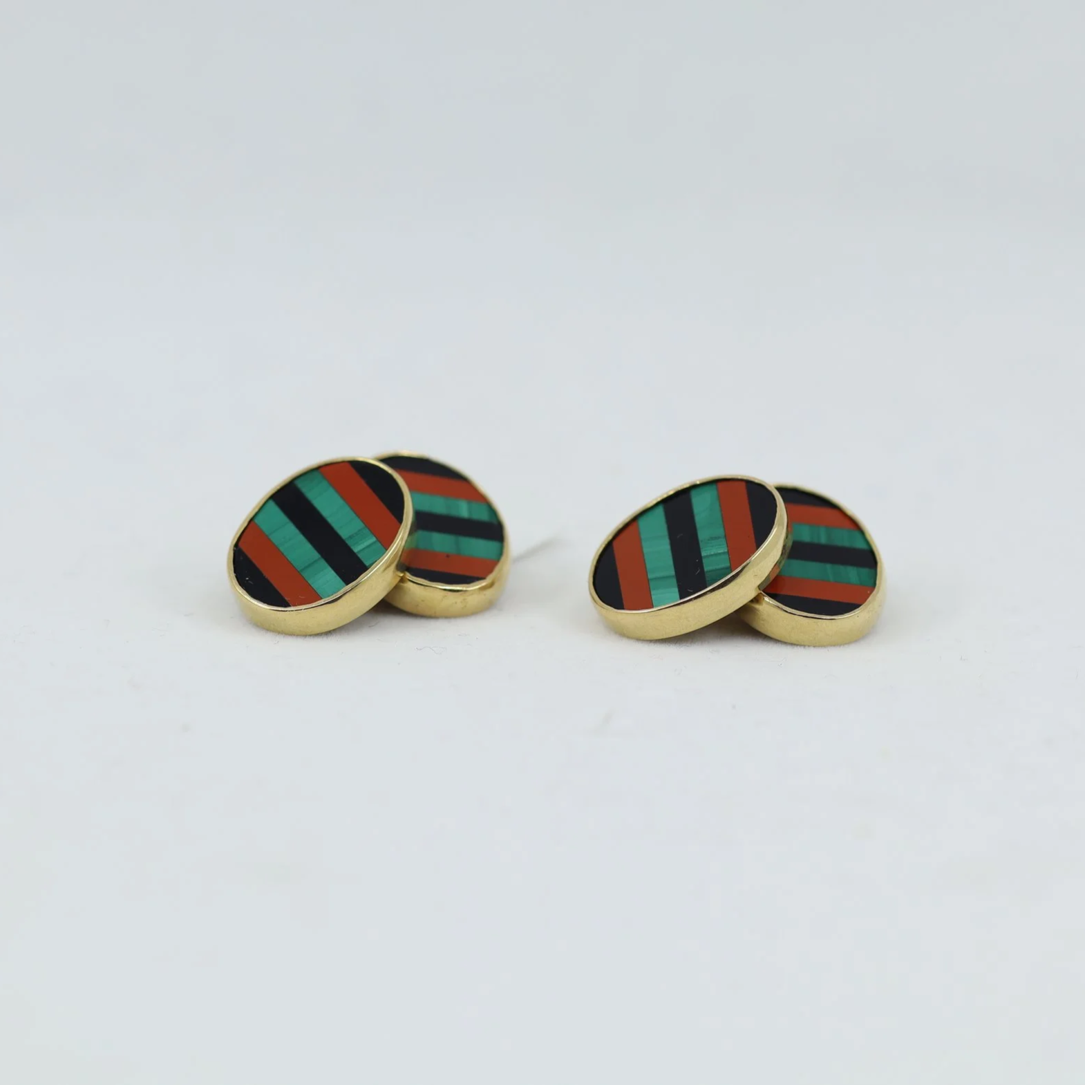 Vintage English Inlay Cufflinks