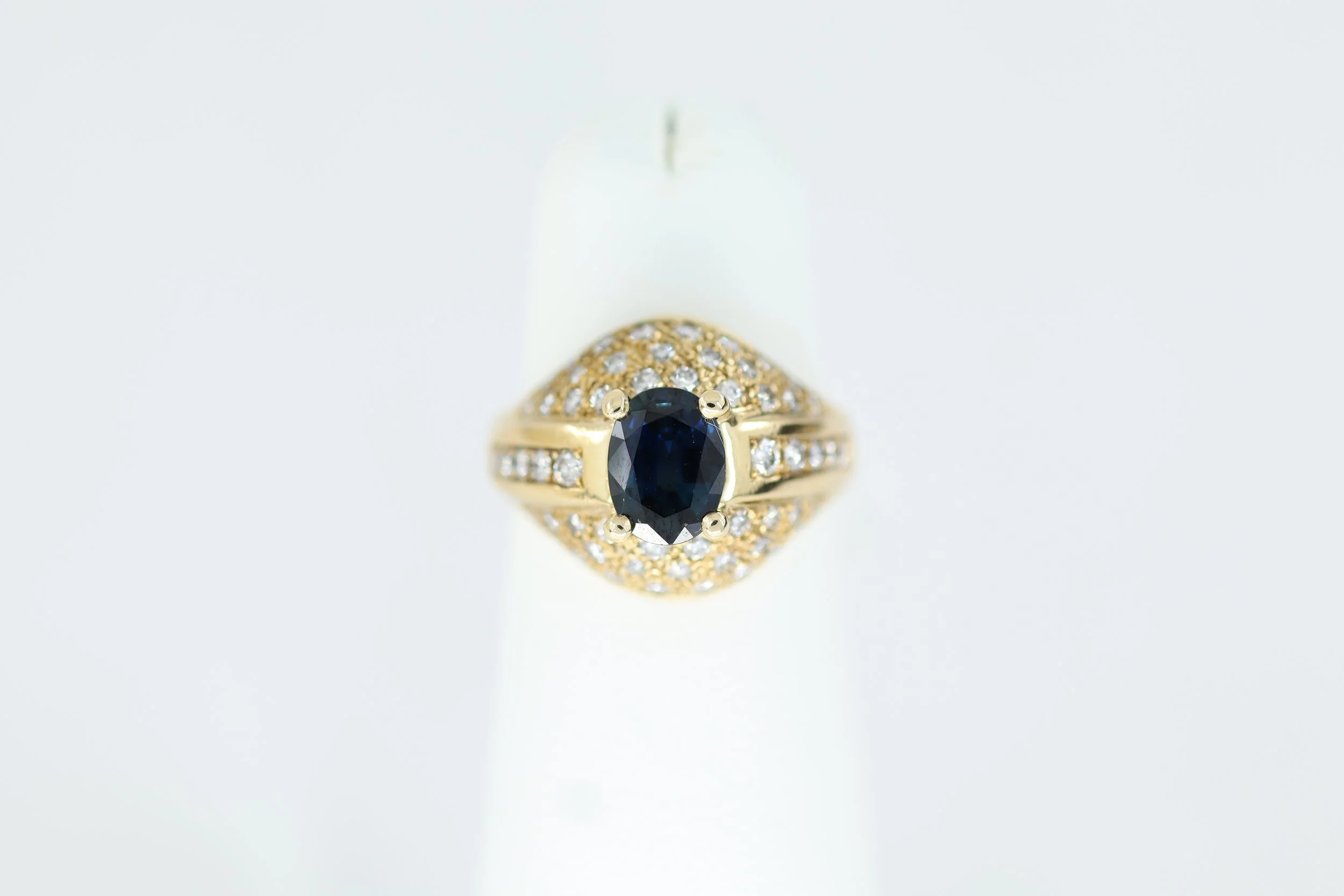 Sapphire Dome Ring