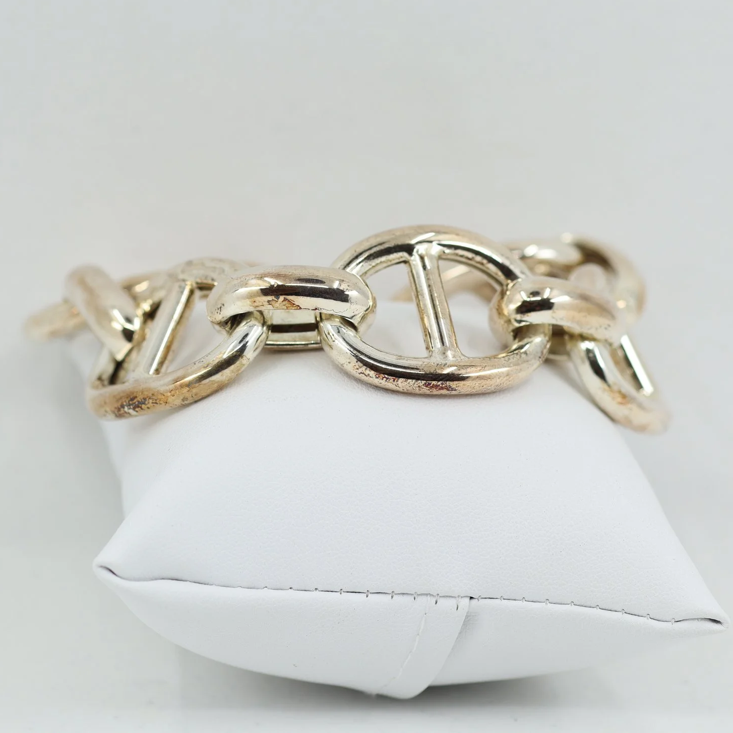 Italian Sterling Silver Oversized Anchor Bracelet
