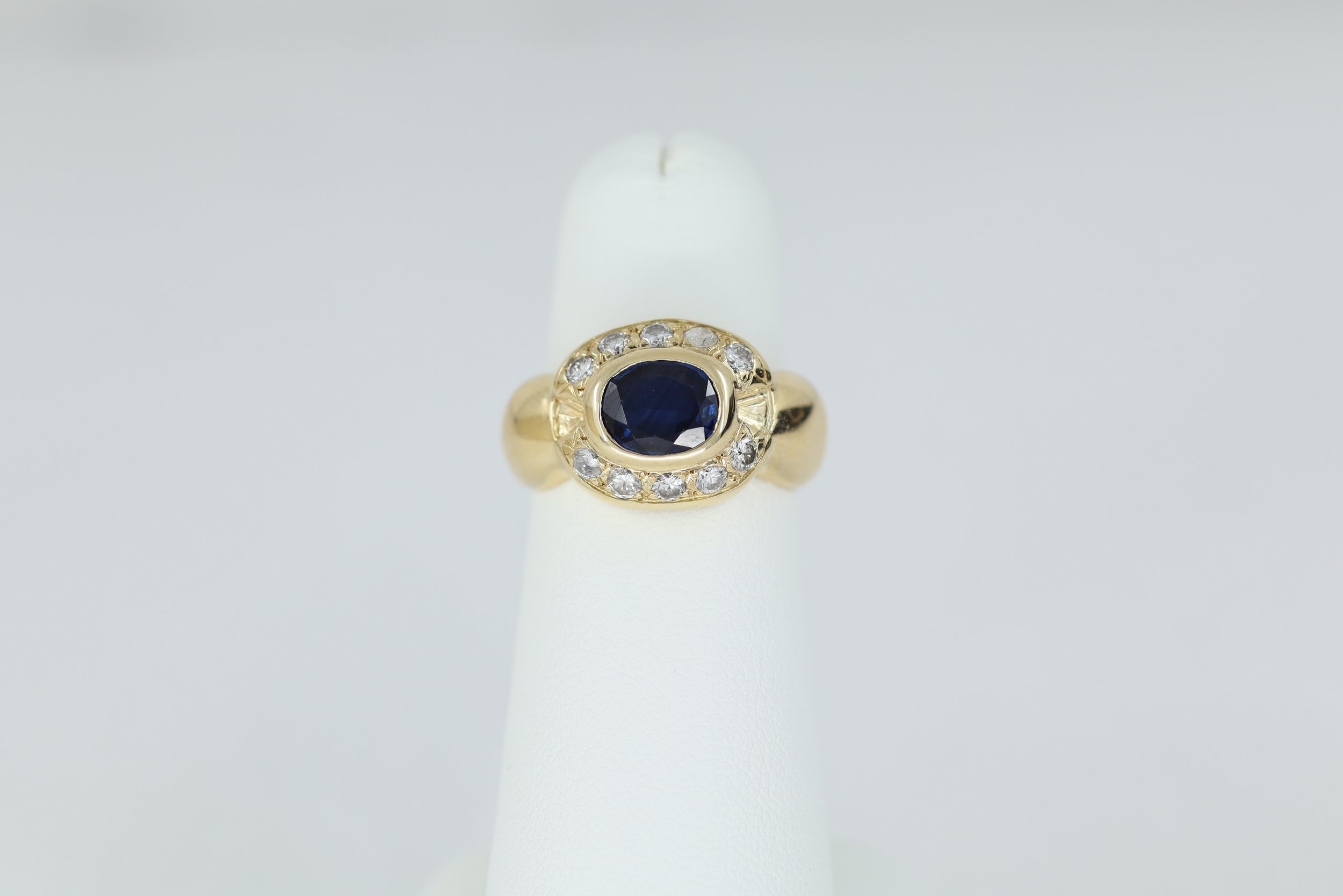 Sapphire and Diamond Ring