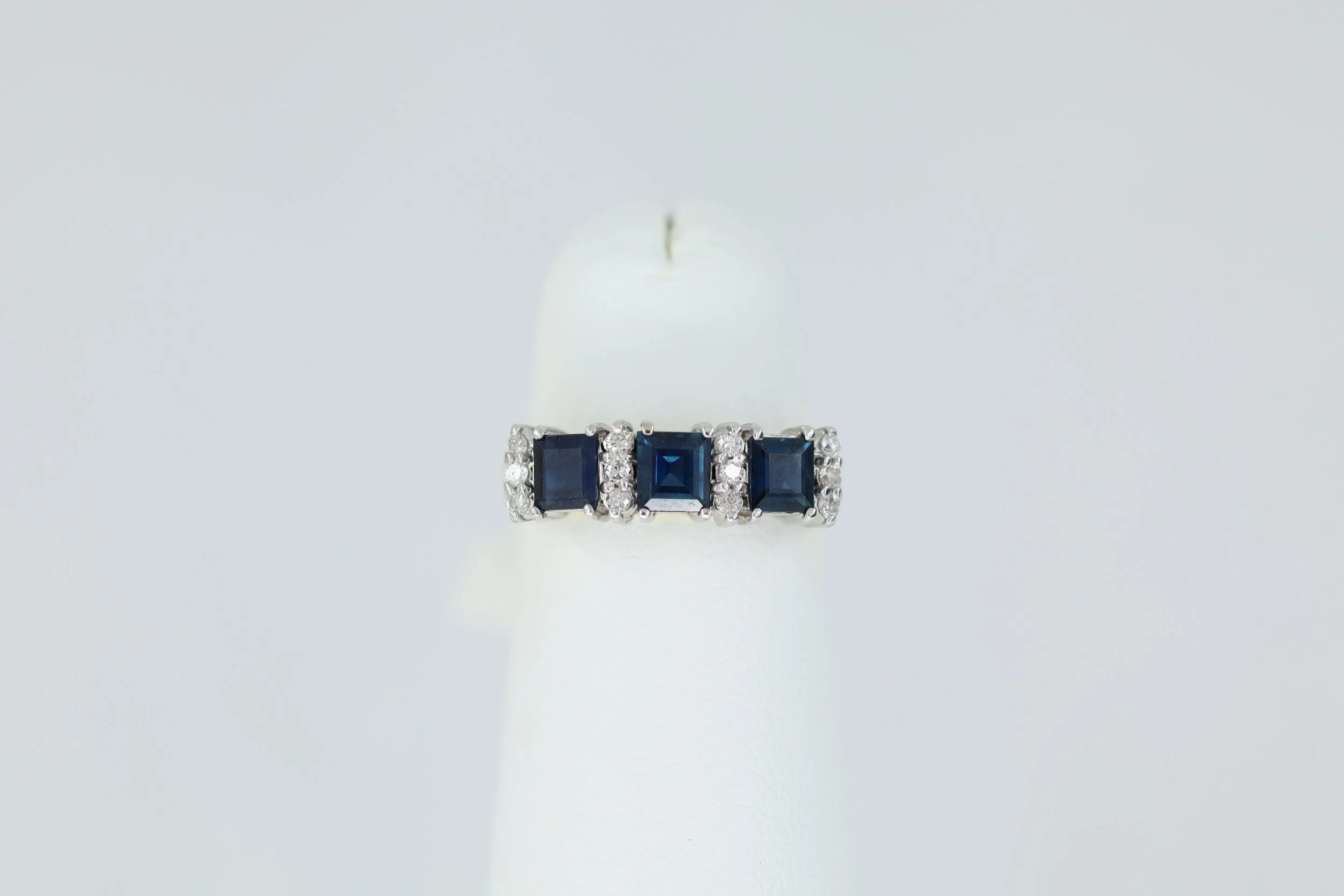 Sapphire and Diamond Band