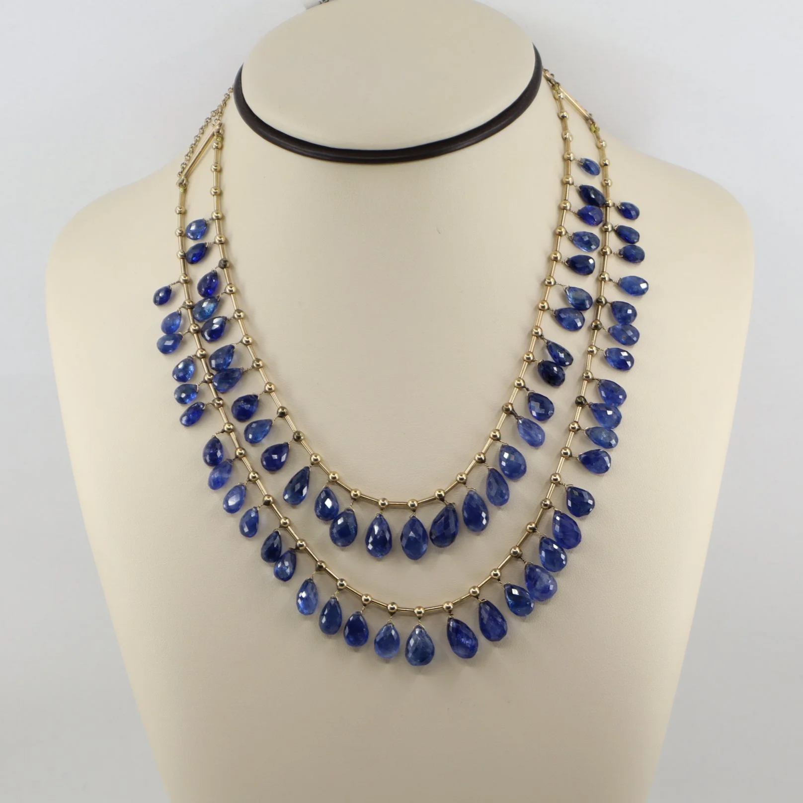 Natural Sapphire Cascade Necklace