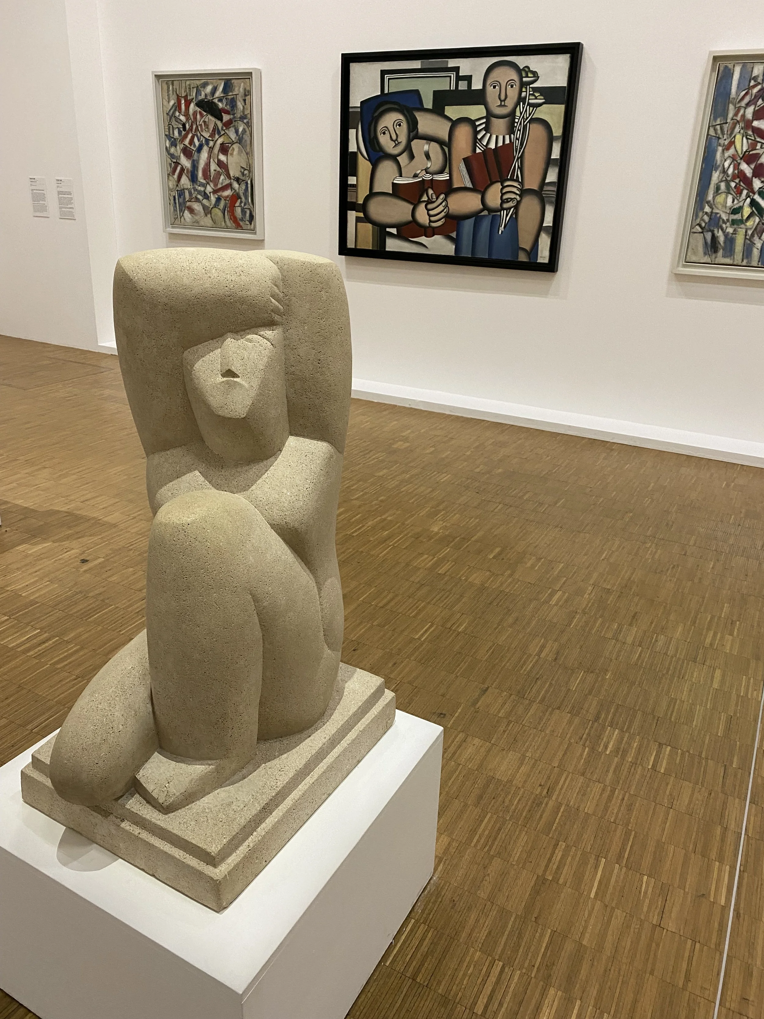 Picasso sculpture and paintings