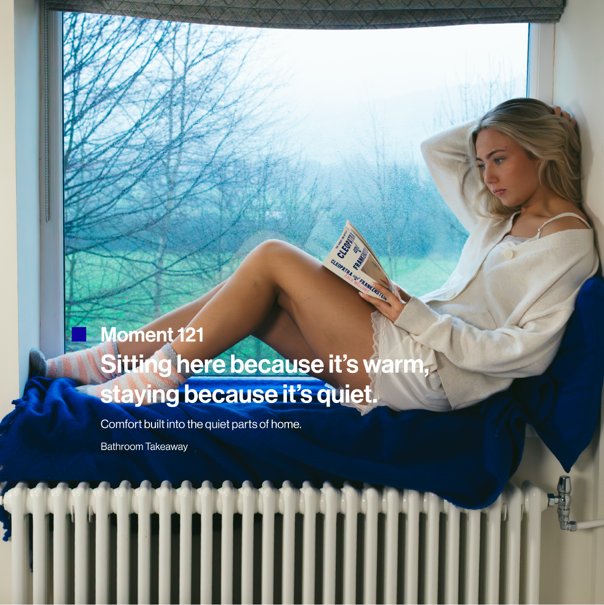 March 2026.
Moment 121 - Sitting here because it's warm, staying because it's quiet.