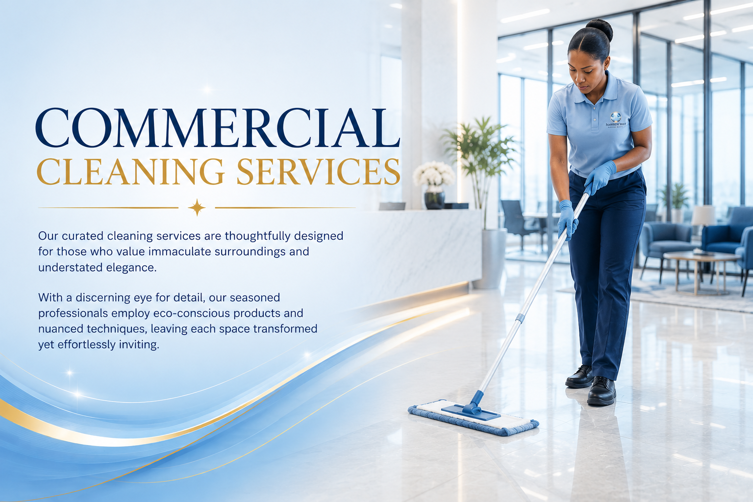 Professional commercial cleaning services for offices, medical facilities, churches, schools, retail stores, car dealerships, and commercial properties throughout Connecticut.