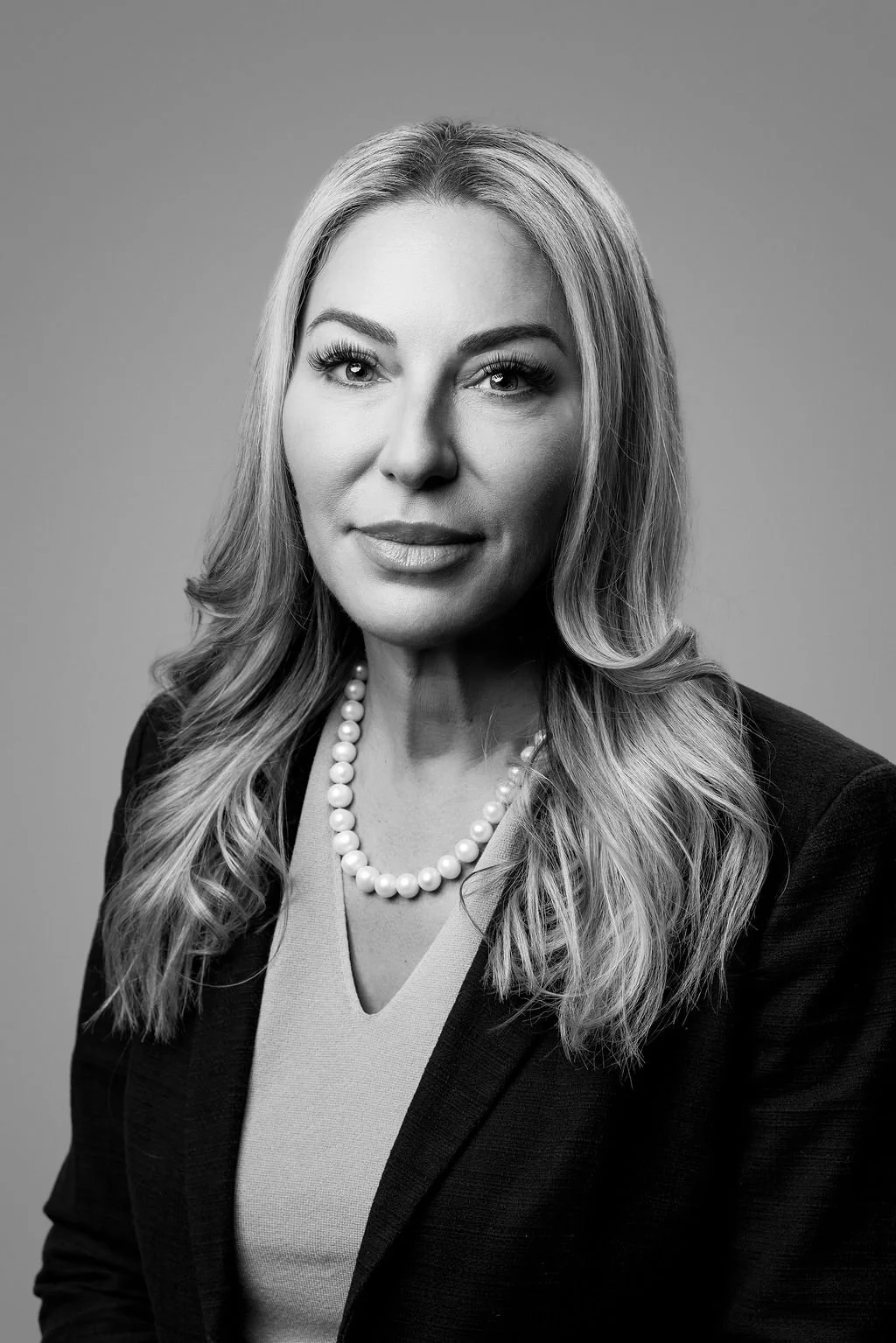 Kara Crismale Headshot Black and White