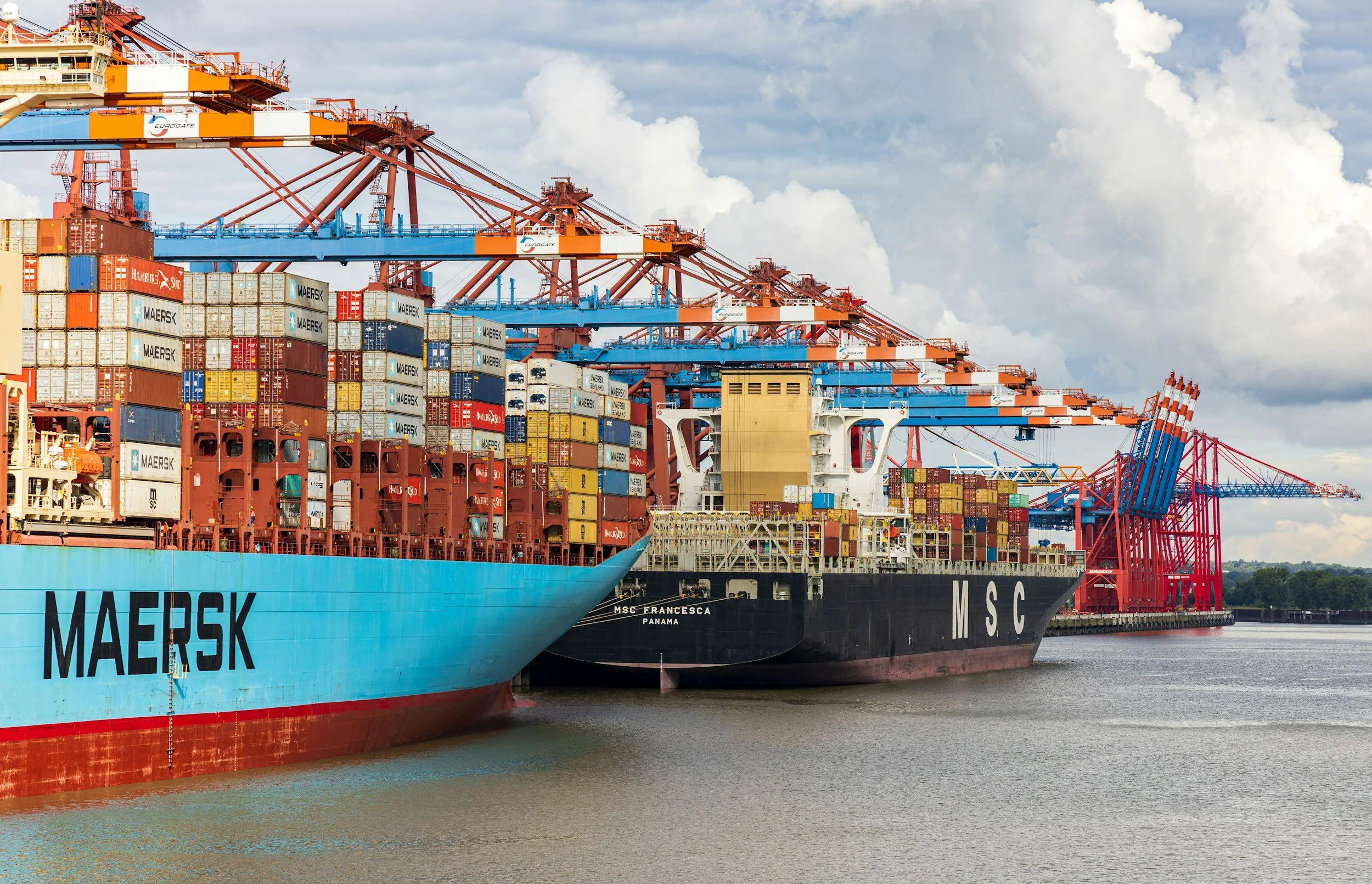 ships in harbor