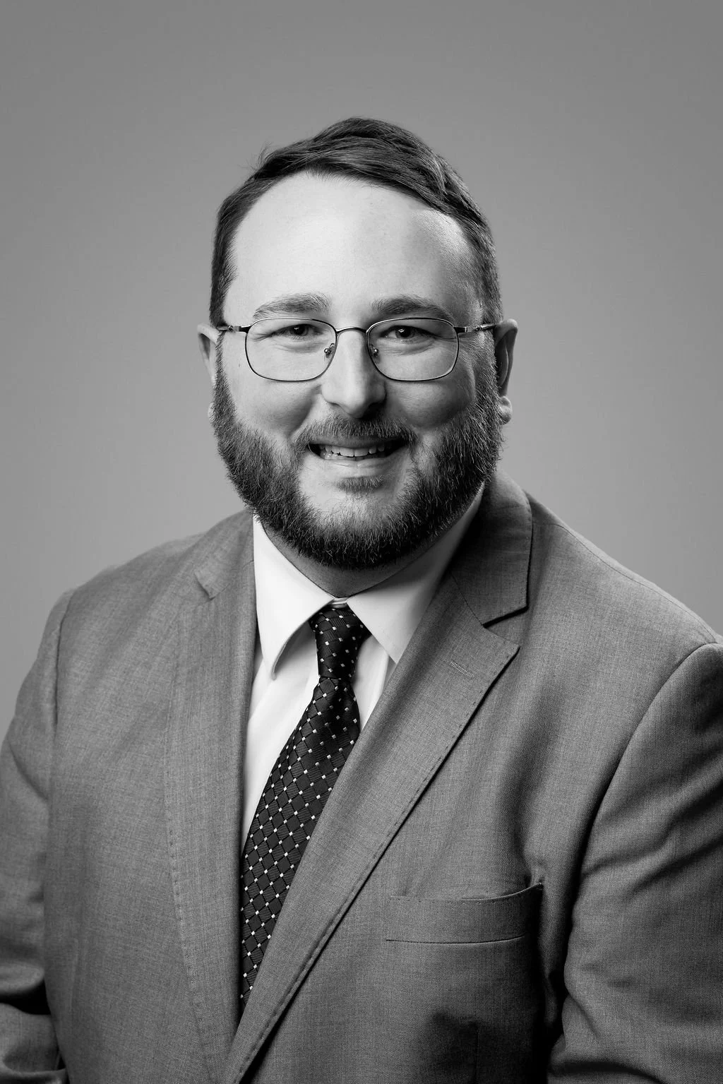 Brendan McPherson Headshot Black and White