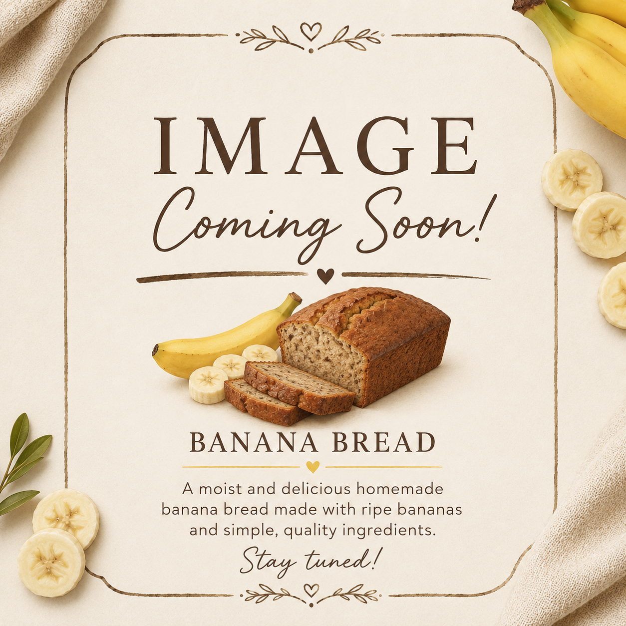 Homemade Banana Bread (Local Pickup Only)