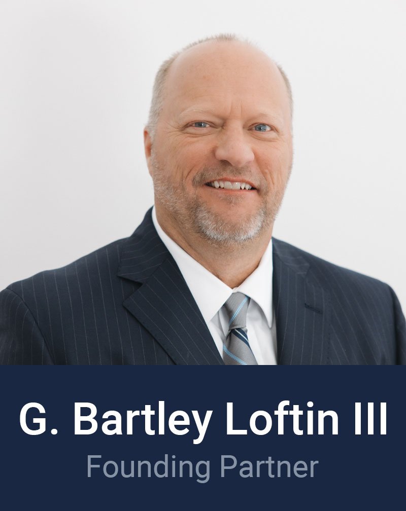 Professional headshot of Bartley Loftin, Founding Partner at Loftin Holt Hall & Hargett LLP.