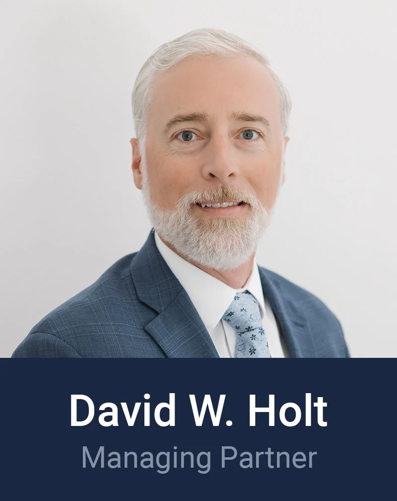 Professional headshot of David W. Holt, Managing Partner at Loftin Holt Hall & Hargett LLP.