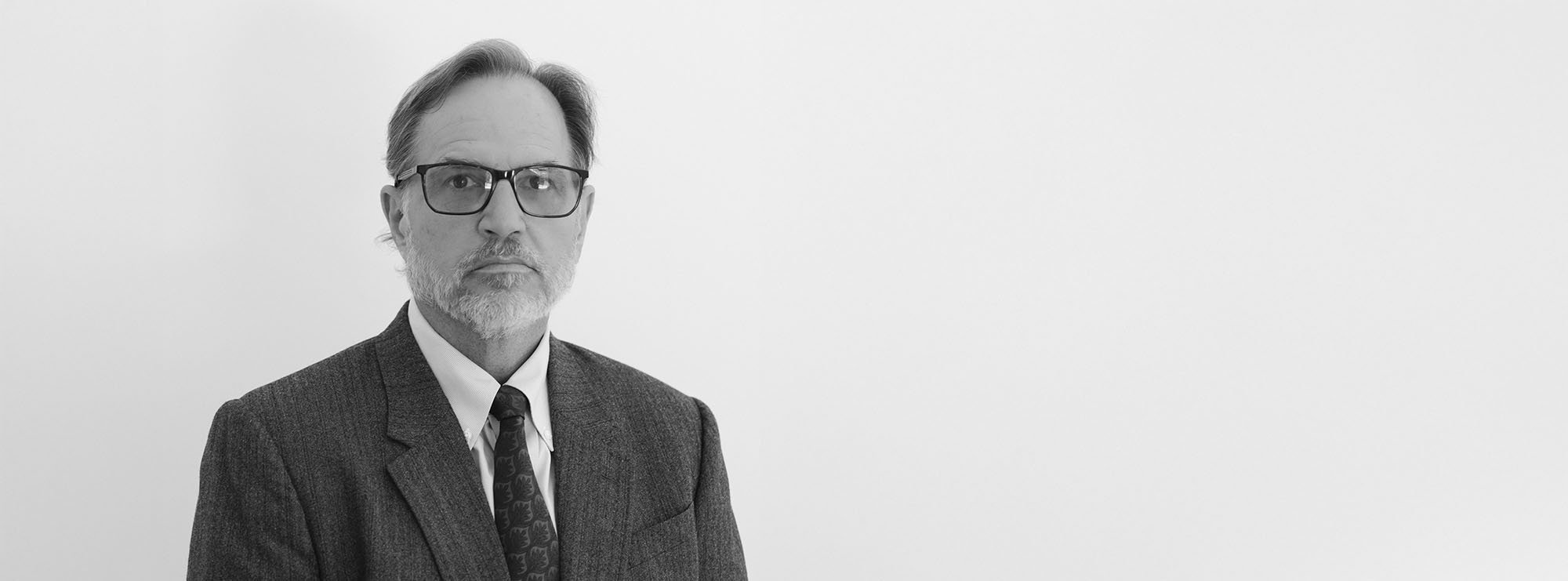 Wide black and white professional headshot of Rick Hall, Partner at Loftin Holt Hall & Hargett LLP.