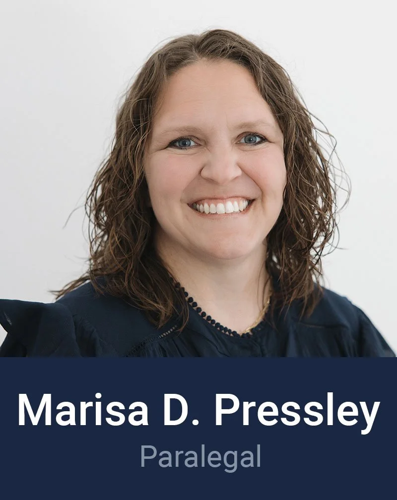 Professional headshot of Marisa Pressley, Paralegal at Loftin Holt Hall & Hargett LLP.