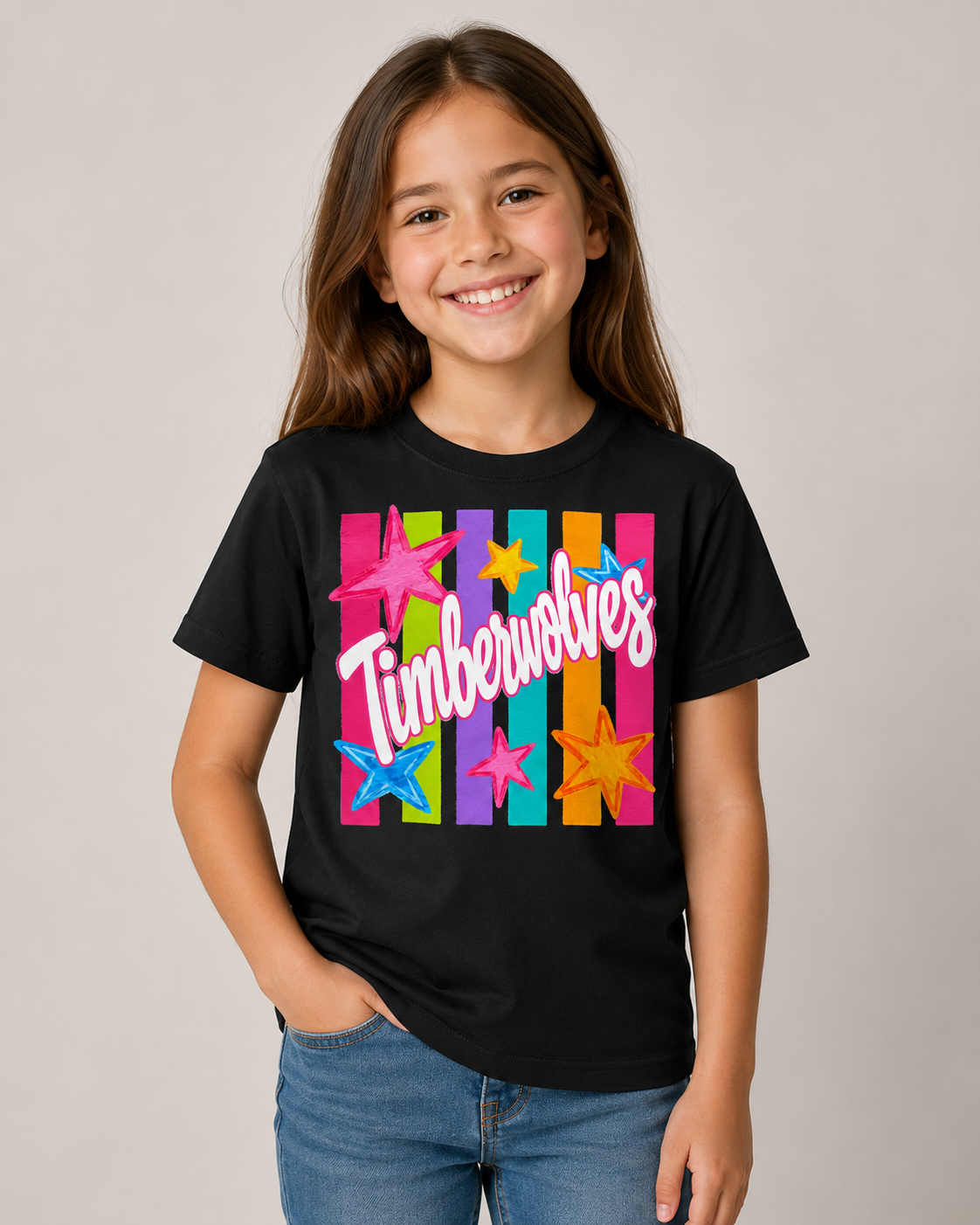 Timberwolves Bright Stars T-Shirt