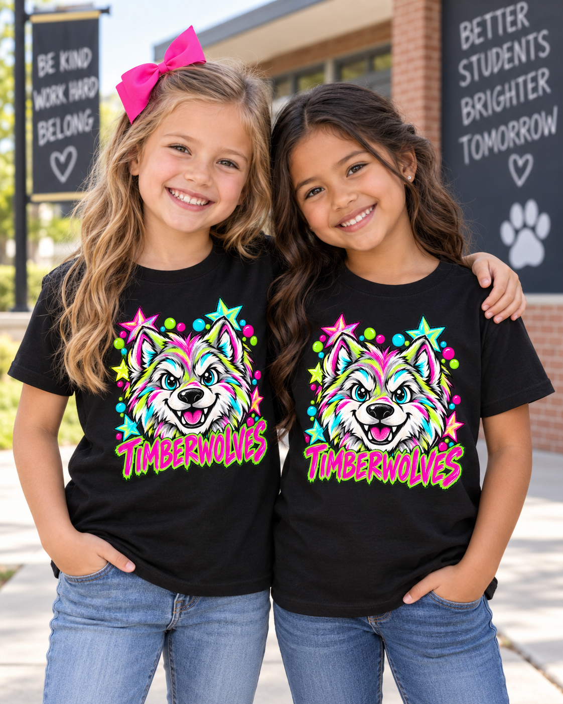Neon Timberwolves Spirit Tee Mock2.png