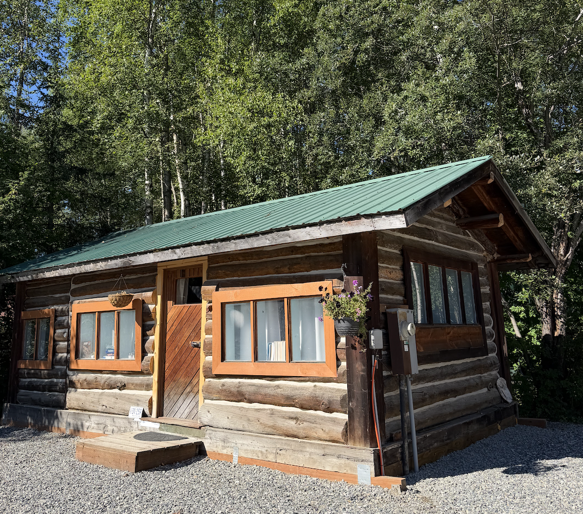Exterior of Studio Cabin in Summer