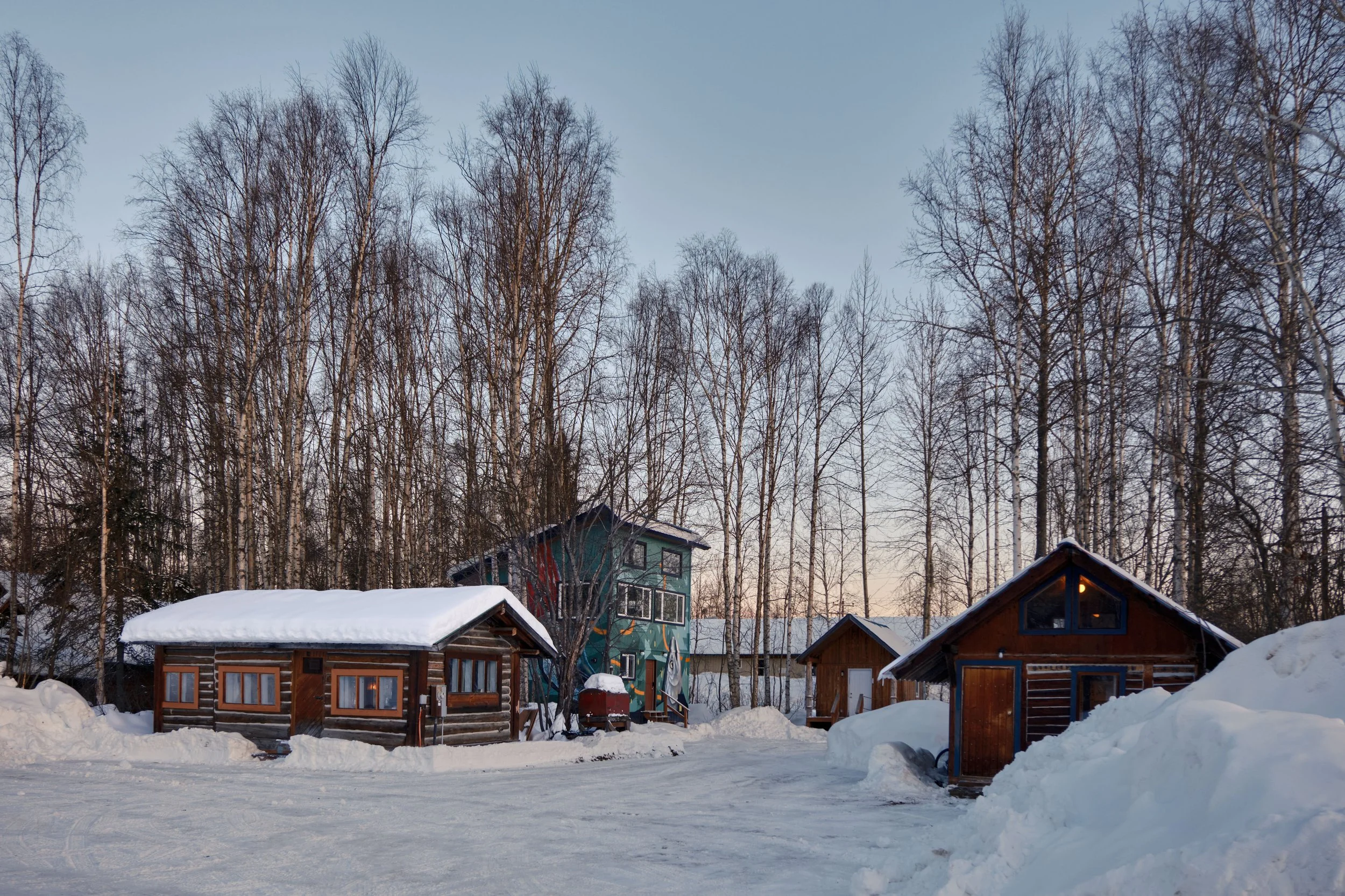 The Radio Cabins in Winter 2025