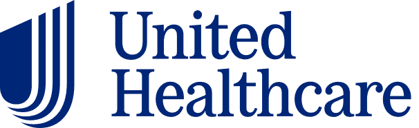 United Healthcare logo with blue stylized 'U' and text.