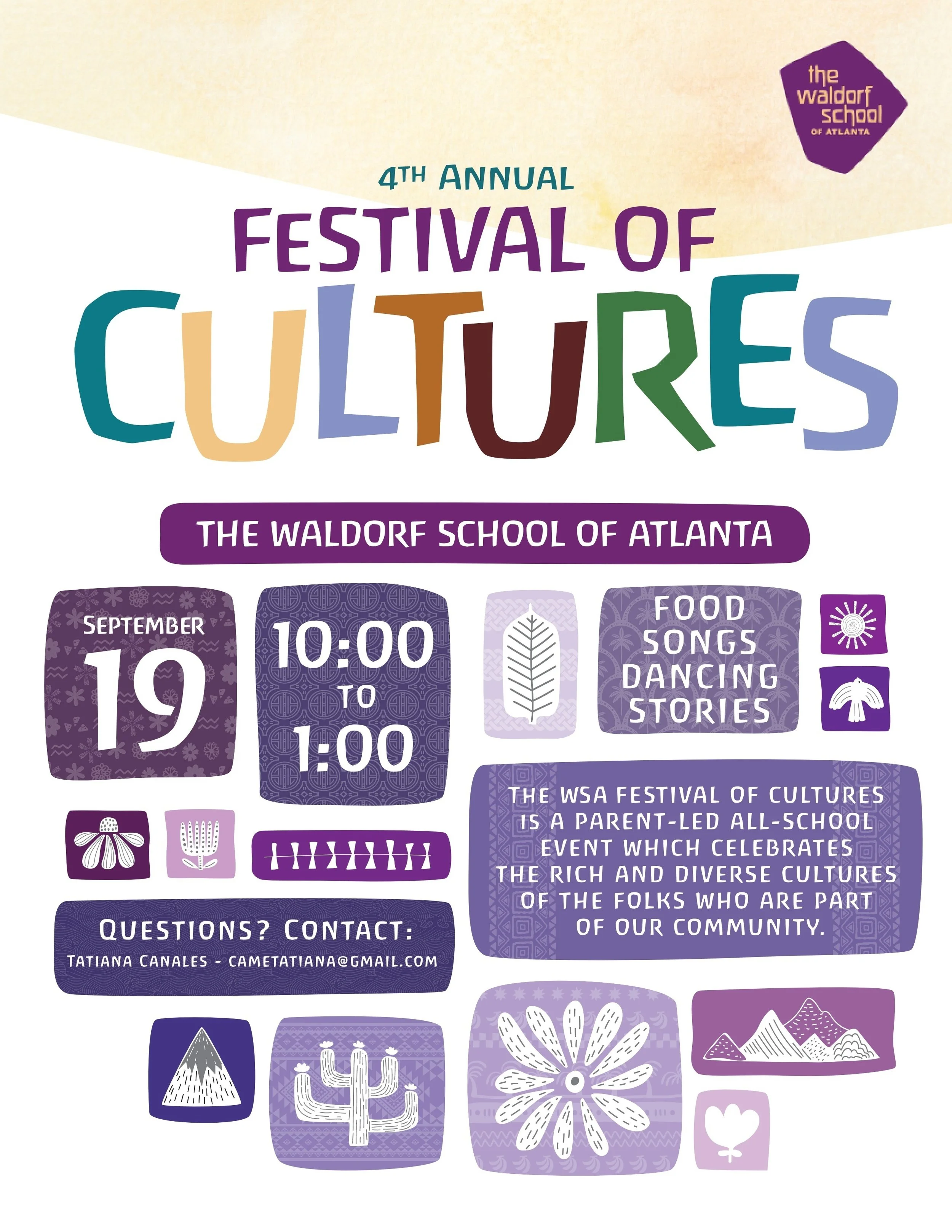 Festival of Cultures flyer