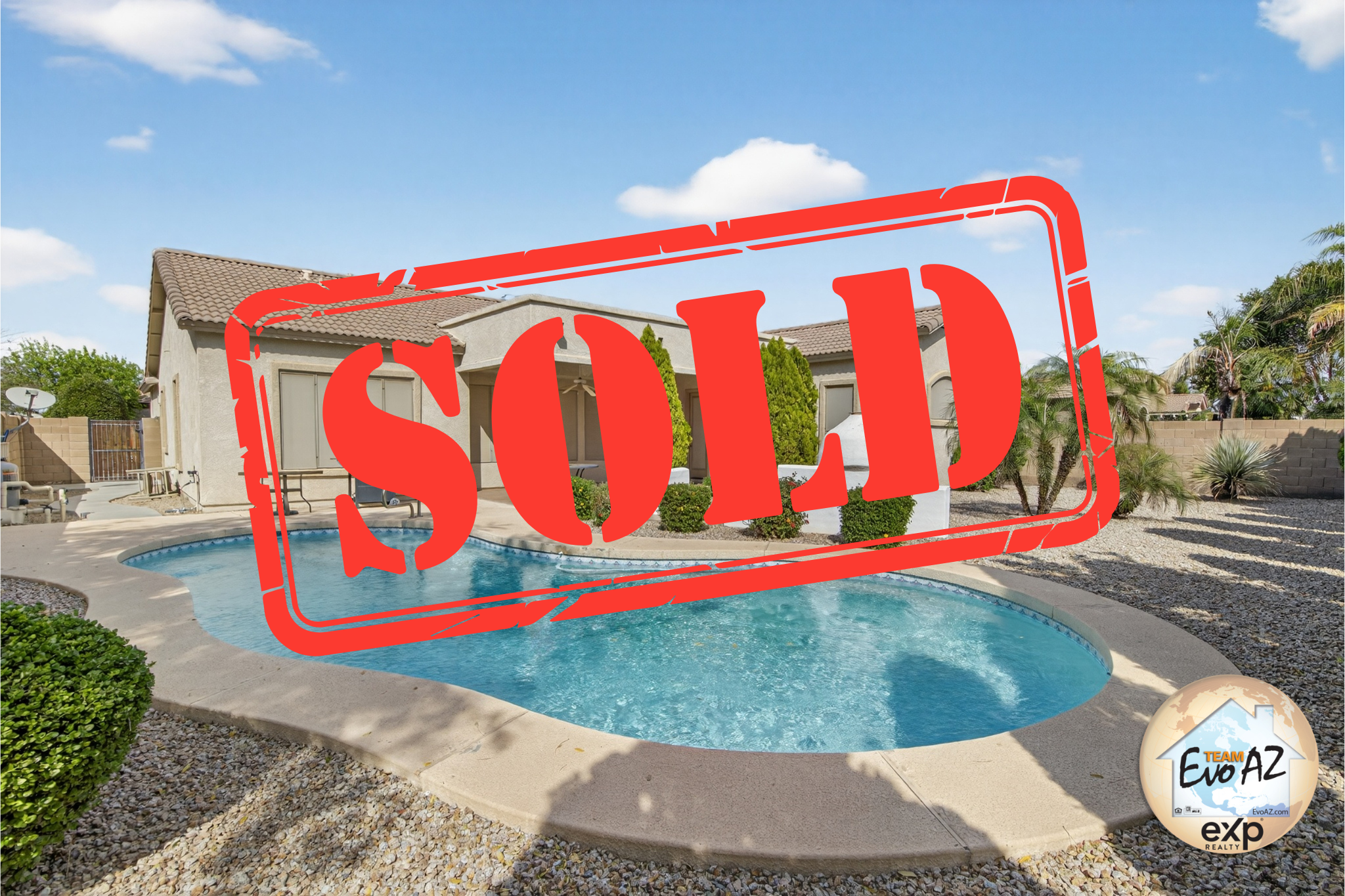 Mesa AZ Pool Home Just Sold in Santa Rita Ranch