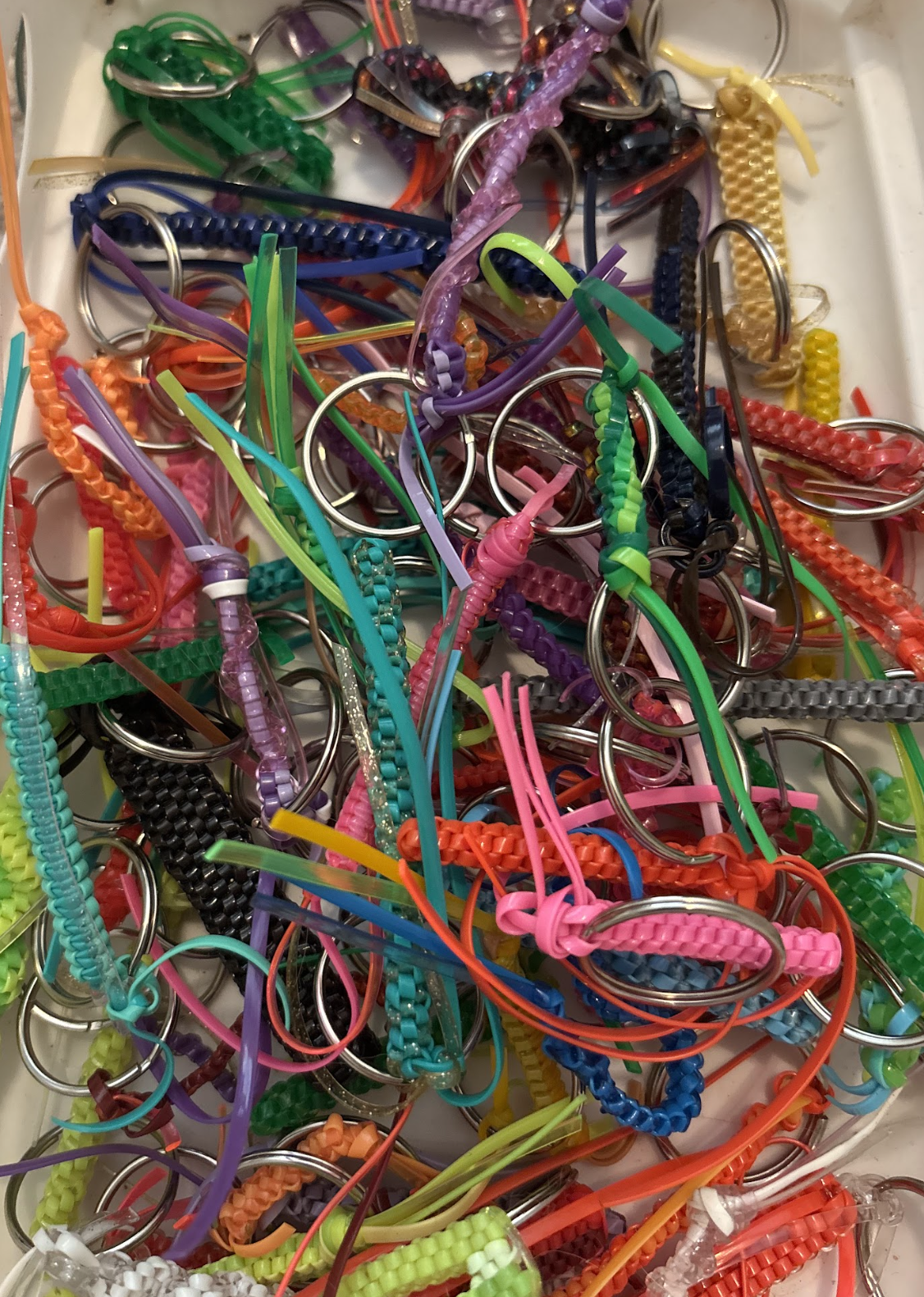 Plastic Lacing Keychain (Collection, Hard, 1 color)