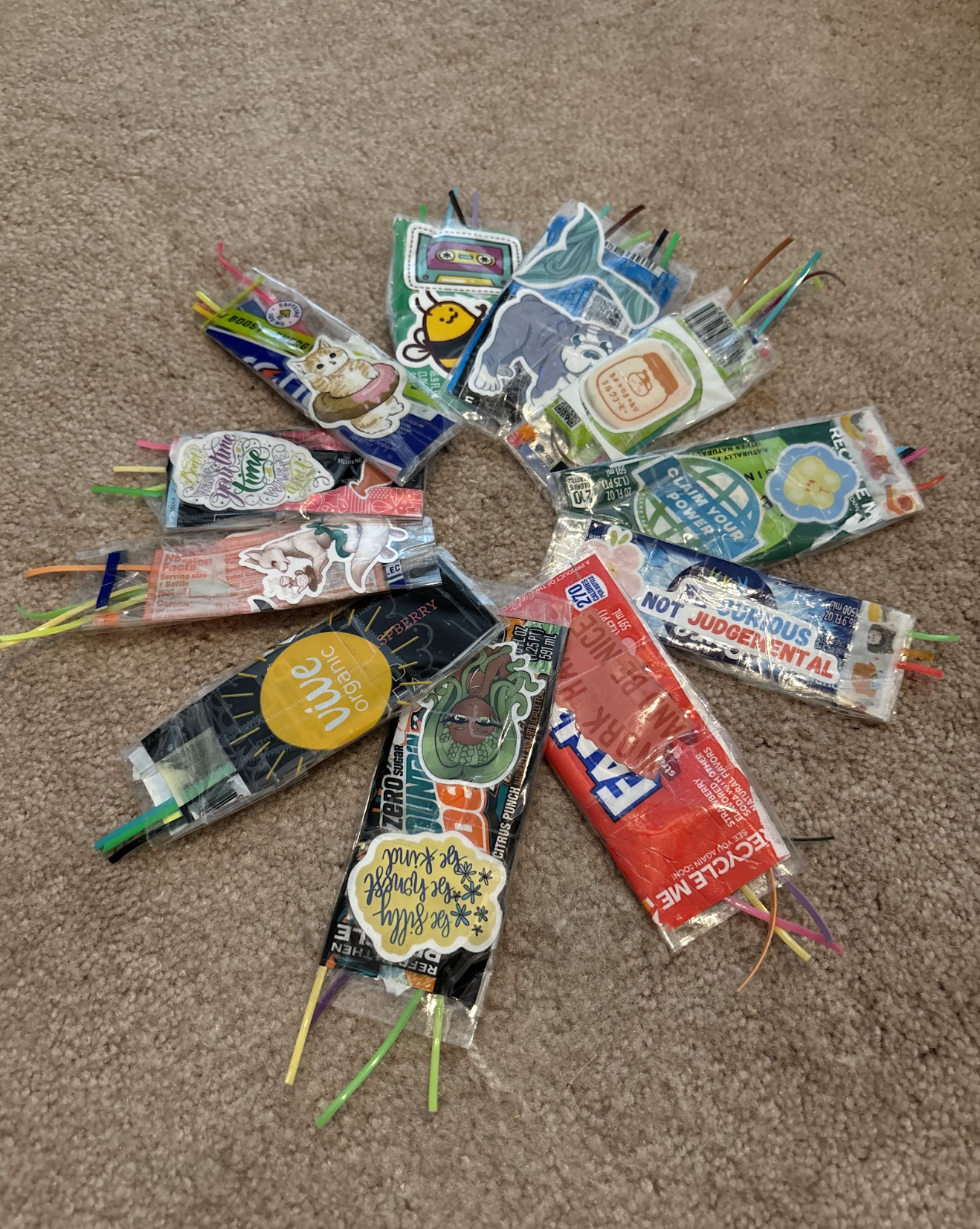 Bottle Banner Bookmarks