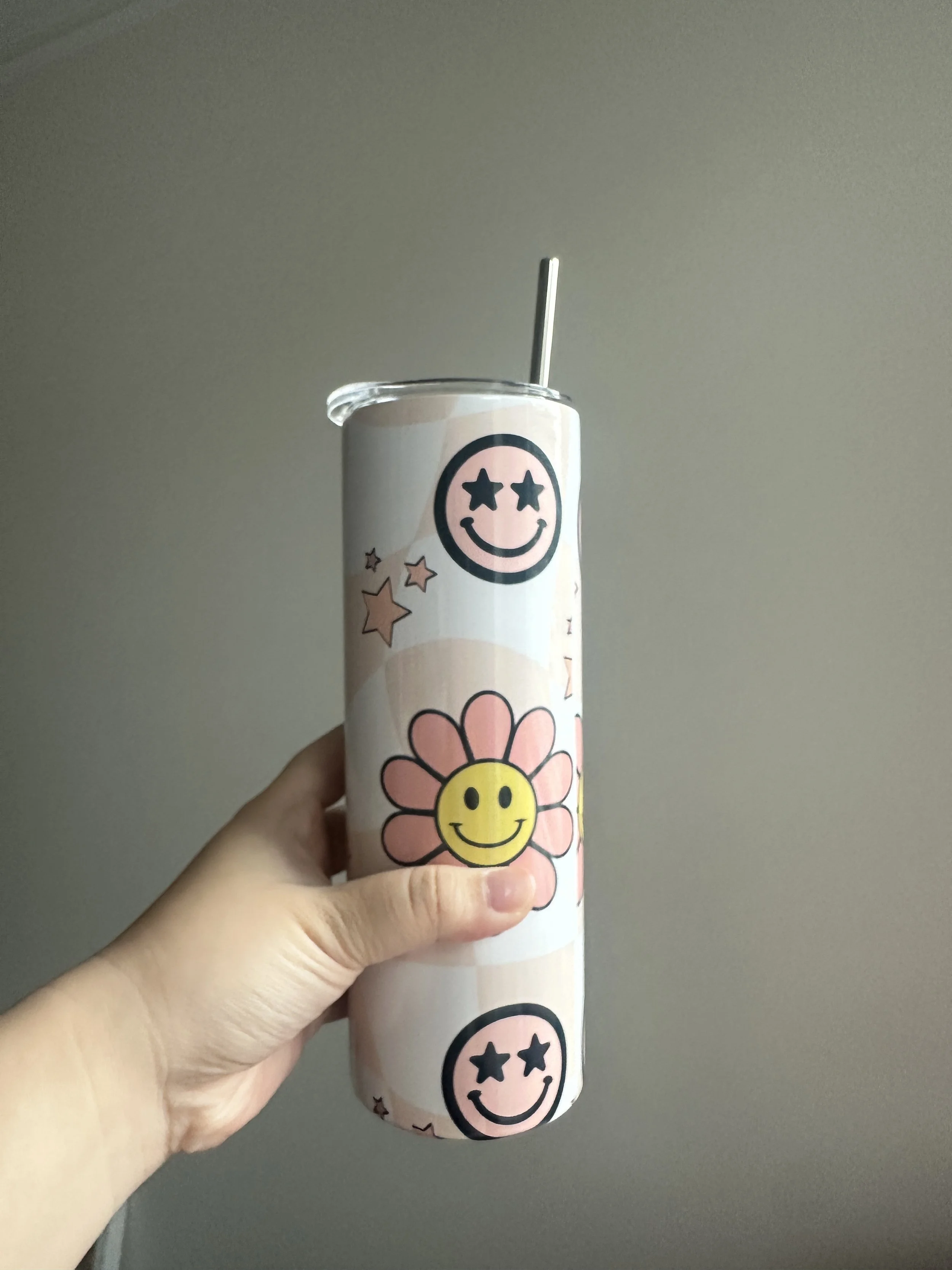 Smiley face insulated tumbler.JPG