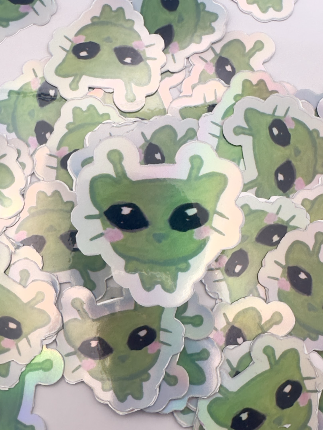 Yippee Alien Cat Single Sticker