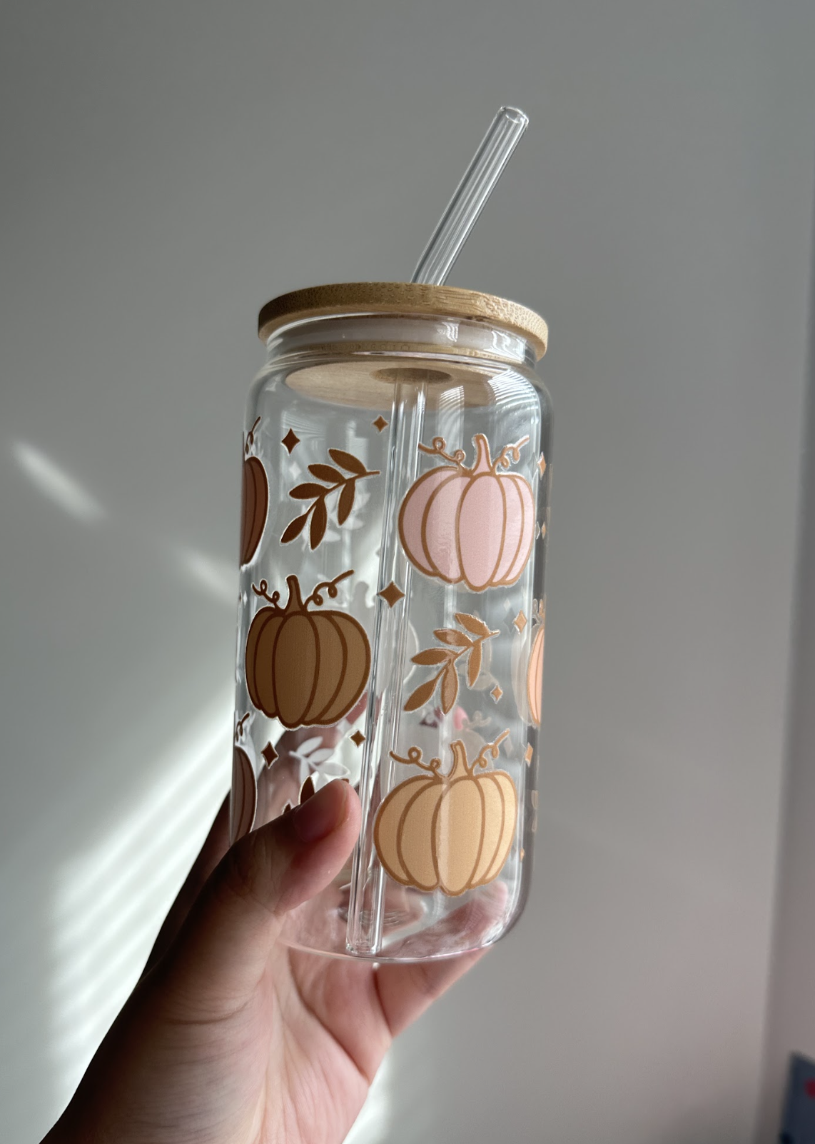 Pumpkin Glass Cups