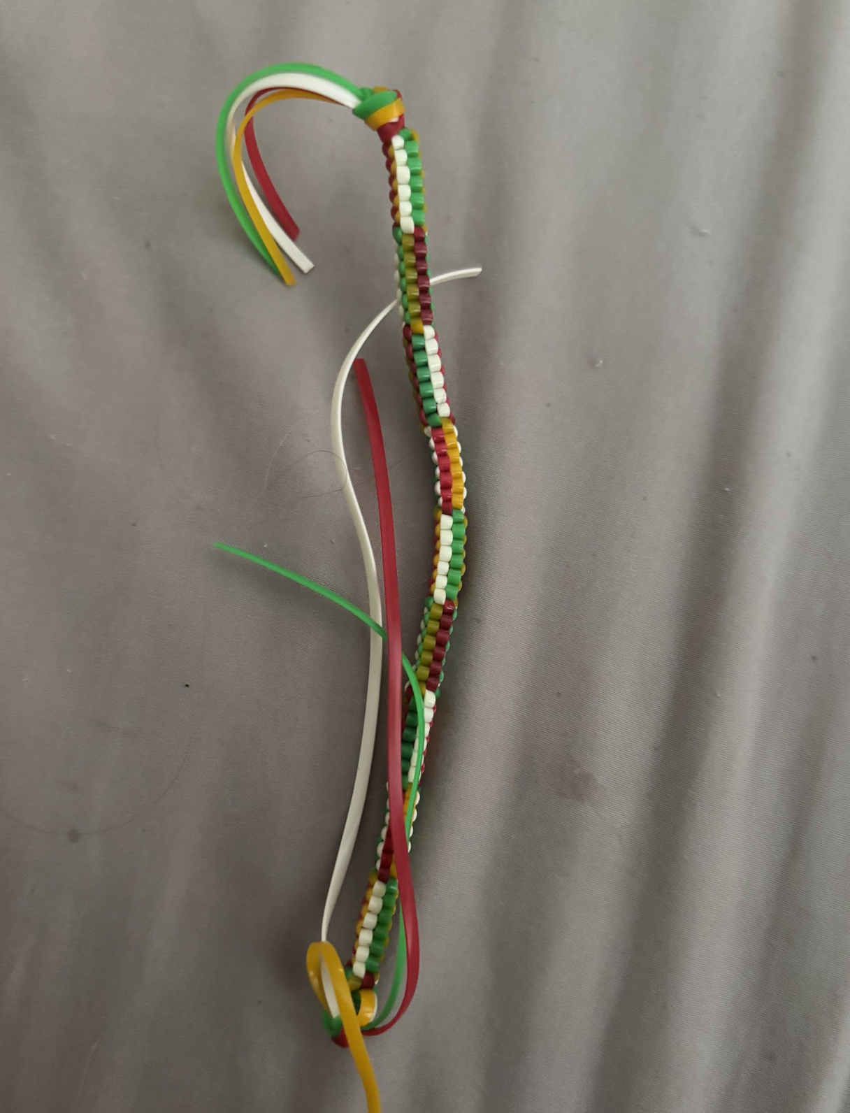 Plastic Lacing Keychain (Easy Difficulty, 4 colors)