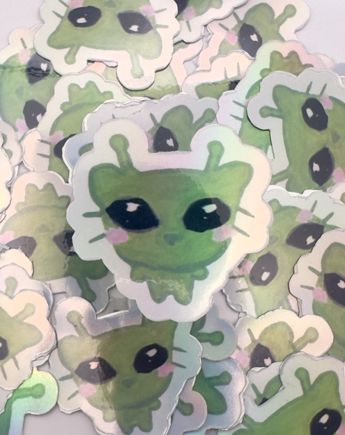 Alien Cat Single Sticker