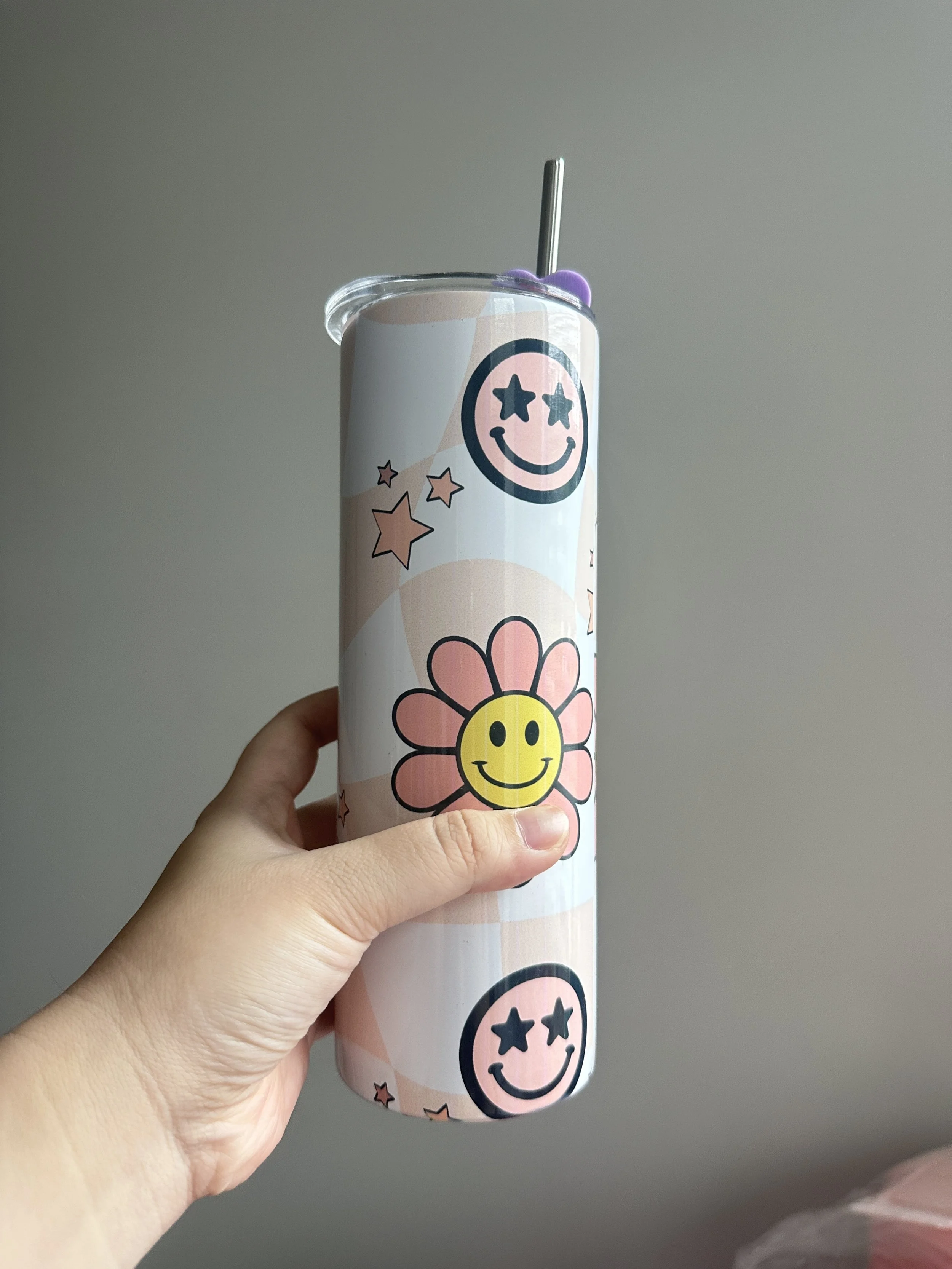 Smiley Face Insulated Tumbler