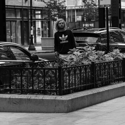 This gentleman is a regular on Wabash and Washington in Chicago's downtown. I've seen him a number of times.