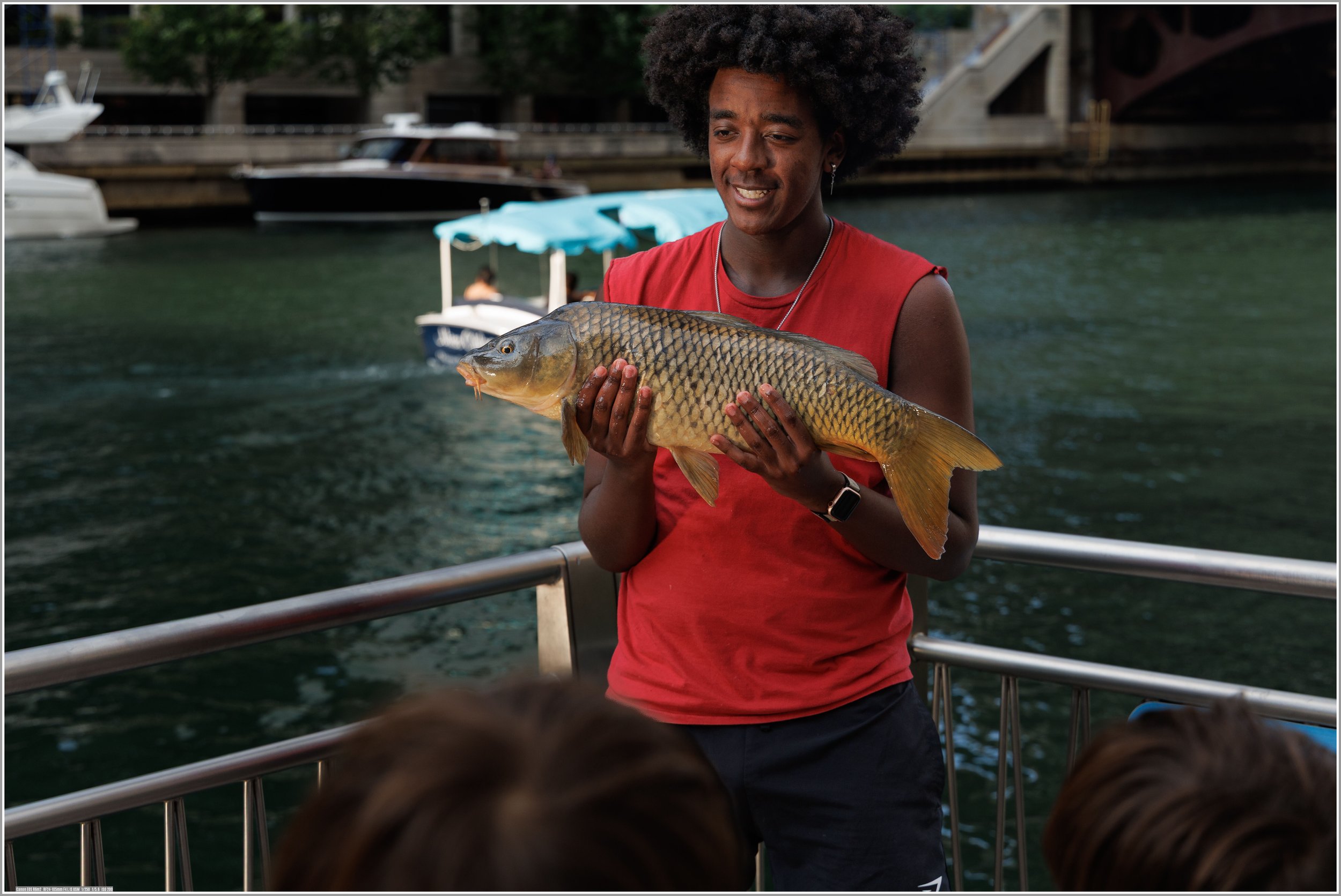 Cereal caught this Chicago River Bass?  Com' on  