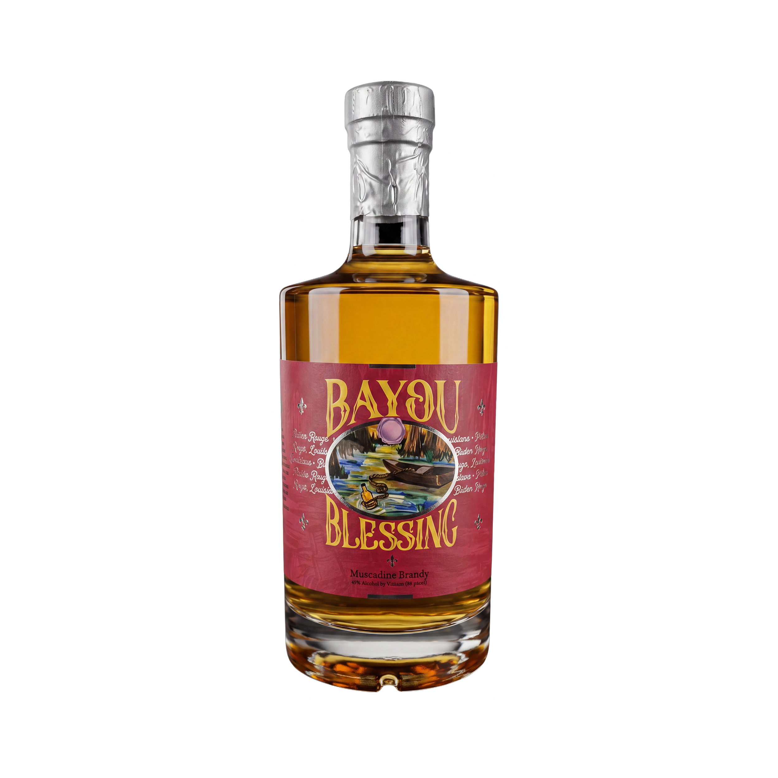 Crafted from locally sourced muscadine grapes, Bayou Blessing Muscadine Brandy offers a distinctive expression that highlights the rich fruit character of one of the South's most recognizable harvests. Smooth and approachable, it delivers notes of ri