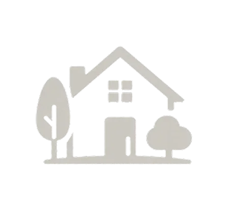 Landscaped home icon