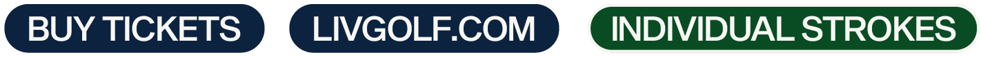 Banner with text promoting golf tickets and online sales, featuring the words "BUY TICKETS," "LIVGOLF.COM," and "INDIVIDUAL STROKES".