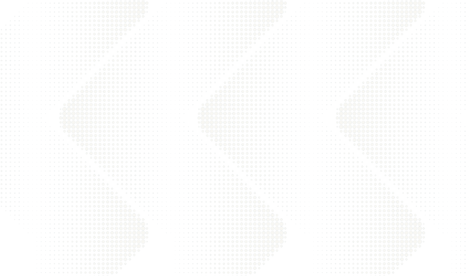 Abstract pattern of black and gray circles arranged in a zigzag design.