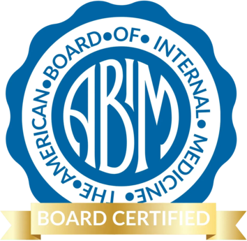 ABRM logo with the text 'Board Certified' at the bottom.