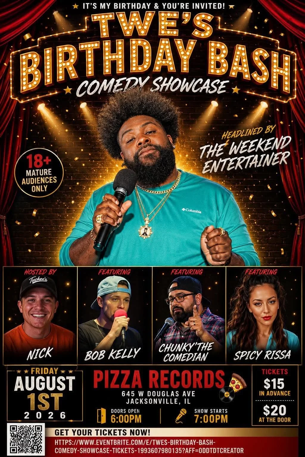 TWE's Birthday Bash Comedy Showcase