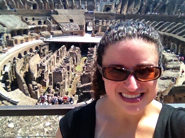 Adria Updike at the Colleseum