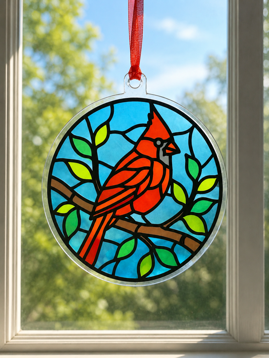 Make your own suncatcher kits that fit in a standard 5x7 greeting card.